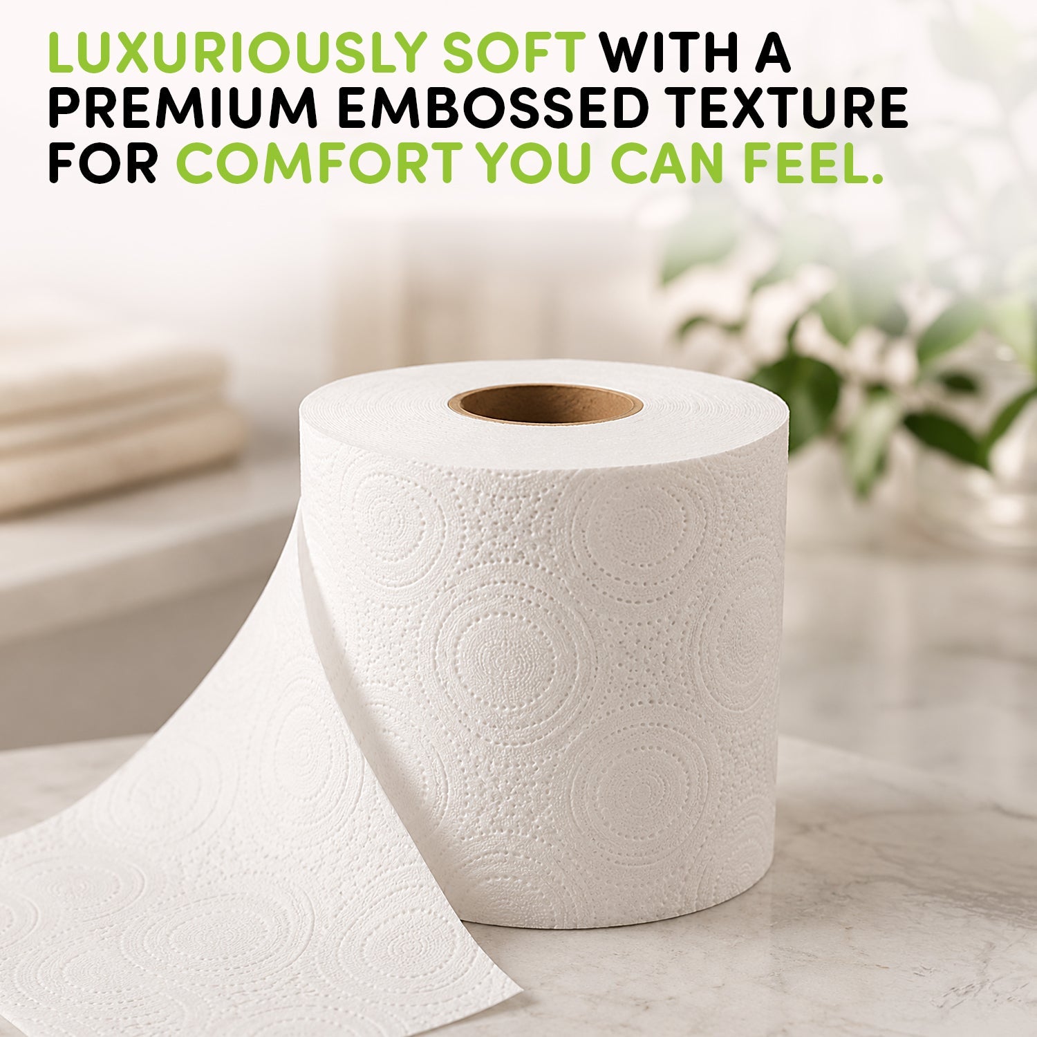 Splesh Toilet Roll Eco-Friendly, Soft & Quilted, Aloe Vera 36 Rolls