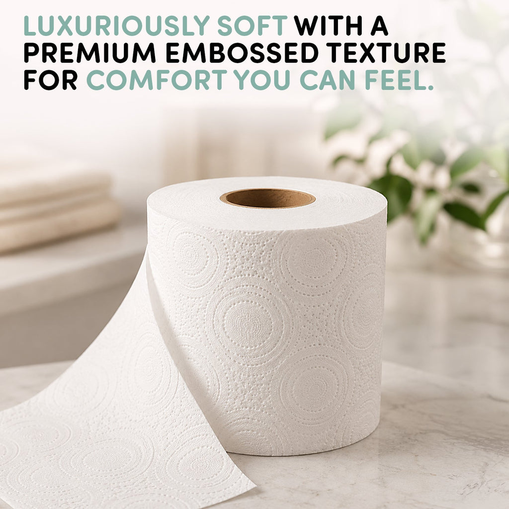 Splesh Toilet Roll, Soft & Quilted Eco-Friendly, Spirit of Tera, 72 Rolls