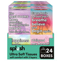 Splesh Ultra Soft Tissues, 24 Cube Boxes (1,296 Total) Bulk Pack