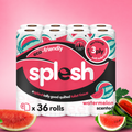 Splesh Quilted Toilet Roll Luxury Watermelon 3-Ply Soft Toilet Paper, 36 Rolls
