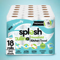 Splesh Culina Kitchen Towel 3 Ply Ultra Absorbent Household XL Roll, 18 Rolls